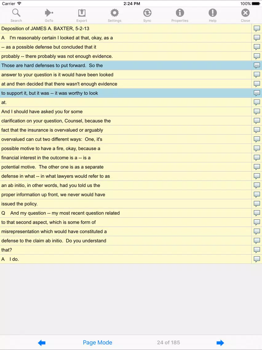 Kramm Court Reporting's 24/7 Calendar & Repository iPad Screenshots