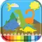 Coloring Book Dinosaurs Games For Kids