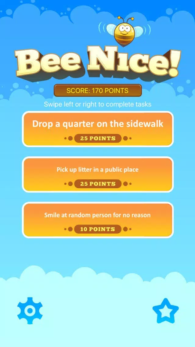 Bee Nice: Daily Challenges to Improve Yourself and the People Around You. The Random Acts of Kindness Game Screenshots
