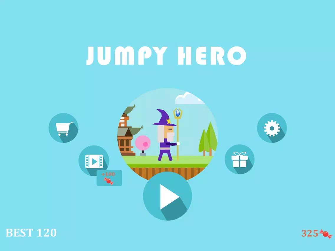 Jumpy Hero - Endless Retro Adventure and Running Hopper iPad Screenshots