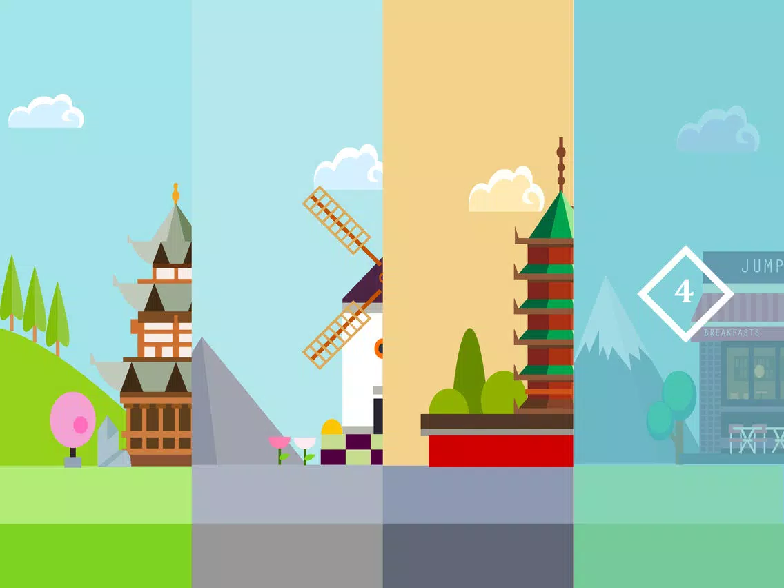 Jumpy Hero - Endless Retro Adventure and Running Hopper iPad Screenshots