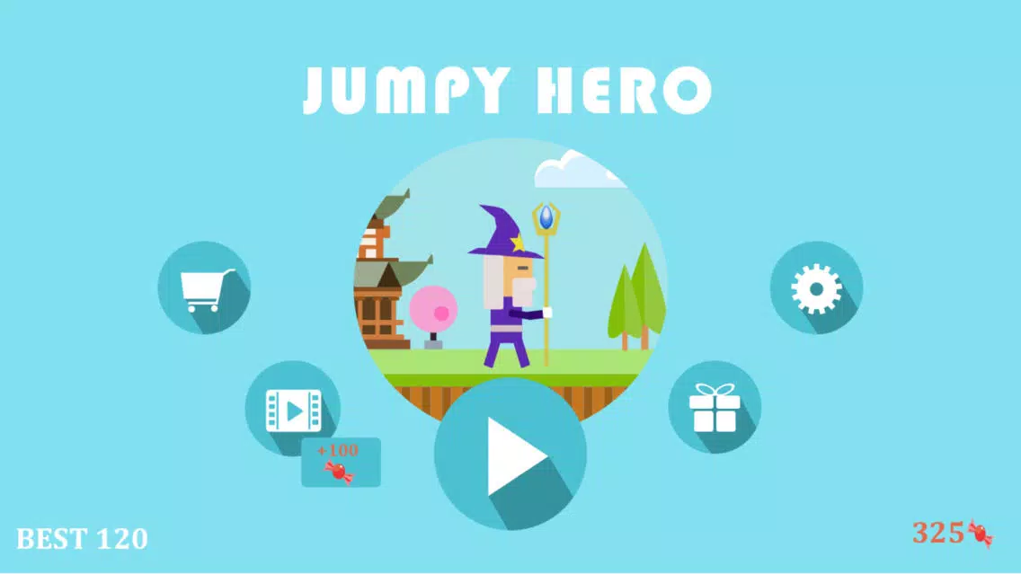 Jumpy Hero - Endless Retro Adventure and Running Hopper Screenshots