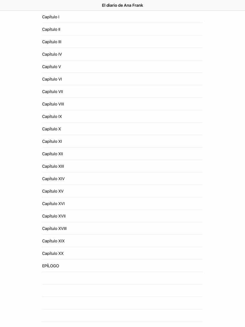 El diario de Ana Frank iPad Screenshots