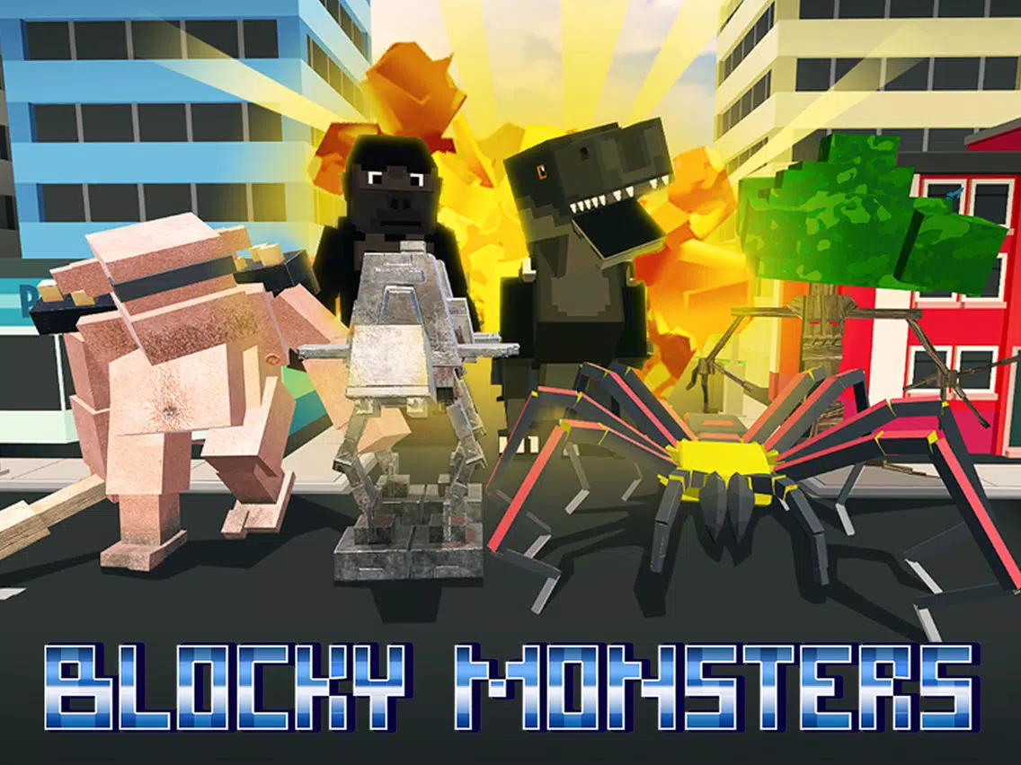 ภาพหน้าจอของ Blocky Monsters Smash Full iPad 