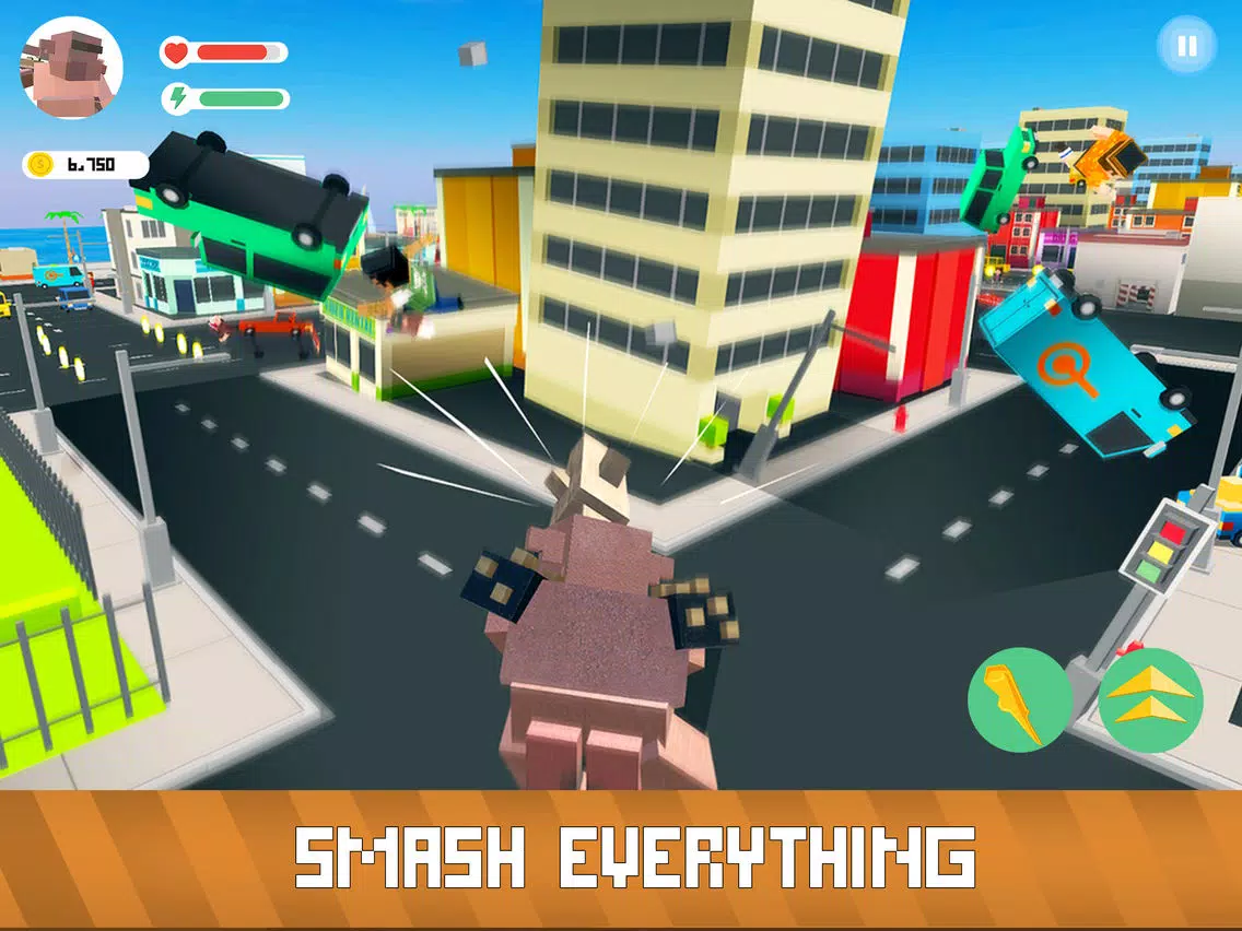 ภาพหน้าจอของ Blocky Monsters Smash Full iPad 