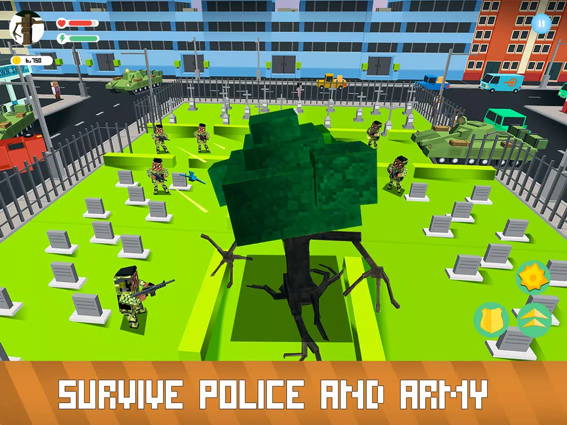 ภาพหน้าจอของ Blocky Monsters Smash Full iPad 