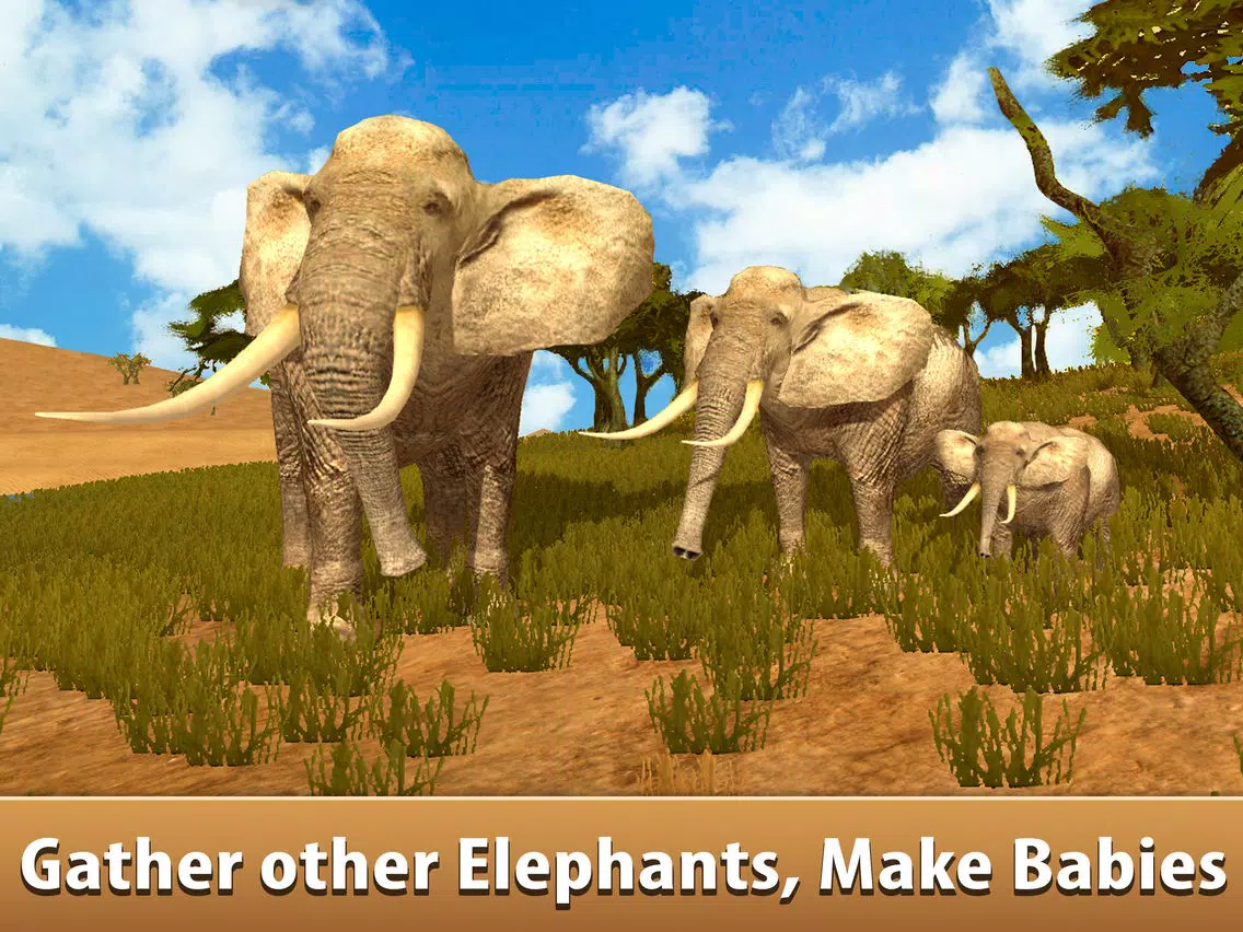 Big Elephant Simulator: Wild African Animal 3D iPad Screenshots