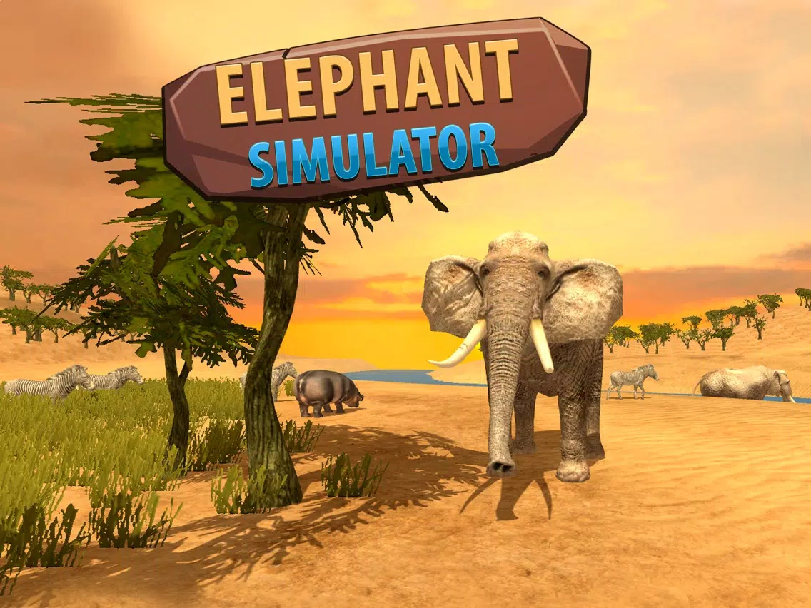 Big Elephant Simulator: Wild African Animal 3D iPad Screenshots