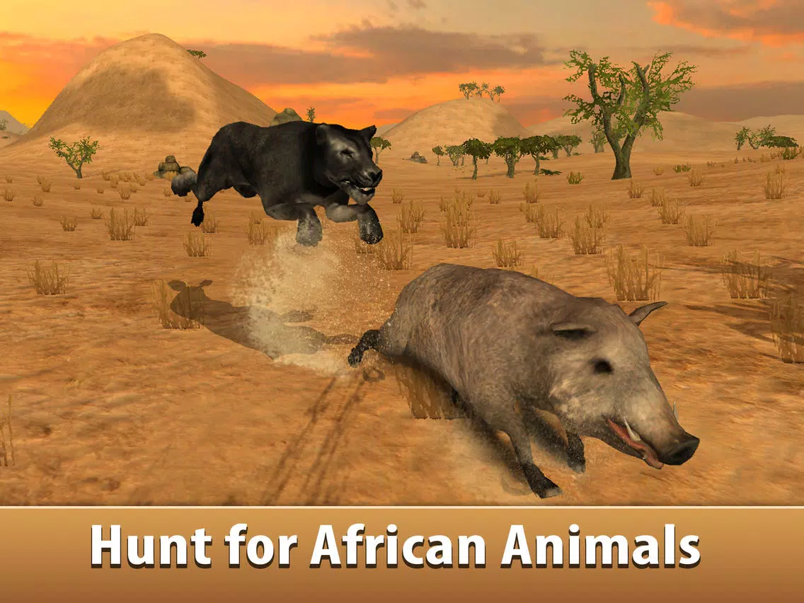 Black Wild Panther Simulator 3D Full - Be a wild cat in animal simulator! iPad Screenshots