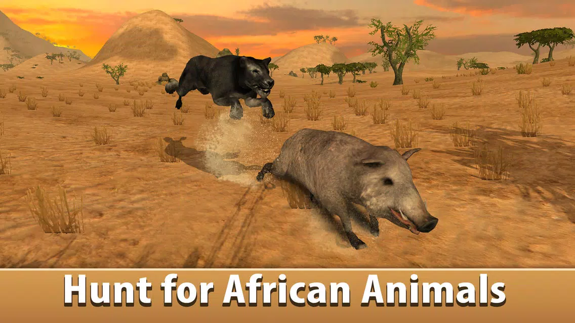 Black Wild Panther Simulator 3D Full - Be a wild cat in animal simulator! Screenshots