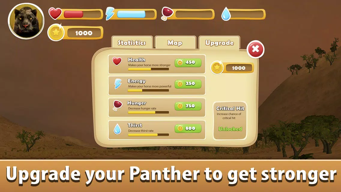 Black Wild Panther Simulator 3D Full - Be a wild cat in animal simulator! Screenshots