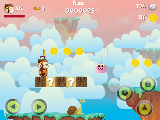 Kong Hero Adventure iPad  Ekran Görüntüleri
