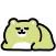 Leisurely bear sticker