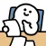 anime office worker sticker