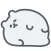 soft polar bear sticker