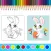 Coloring Flower Animals