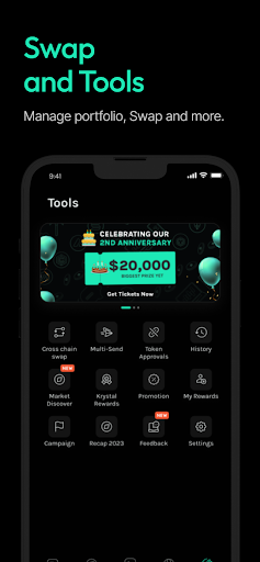 Krystal: Crypto & Web3 Wallet Screenshots