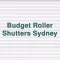 Budget Roller Shutters Sydney
