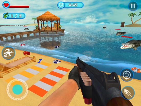 ภาพหน้าจอของ Crocodile Sniper Hunting iPad 