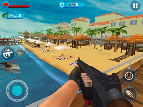 ภาพหน้าจอของ Crocodile Sniper Hunting iPad 