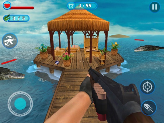 ภาพหน้าจอของ Crocodile Sniper Hunting iPad 