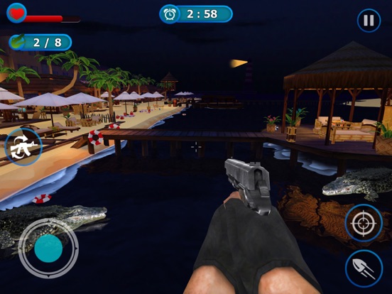 ภาพหน้าจอของ Crocodile Sniper Hunting iPad 