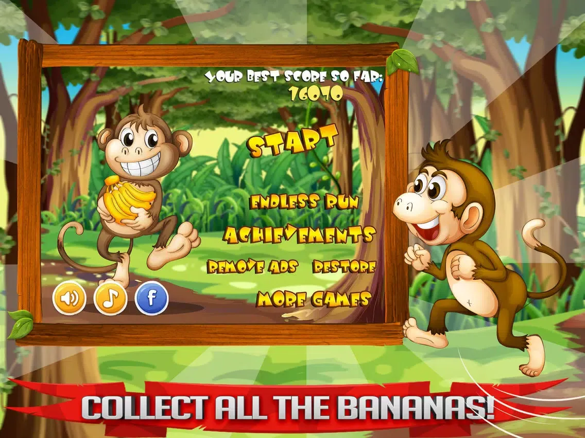 Zrzuty ekranu Monkey Thrill - Fun Kids Tap Game FREE! iPad 