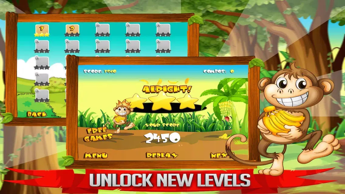 Zrzuty ekranu Monkey Thrill - Fun Kids Tap Game FREE!