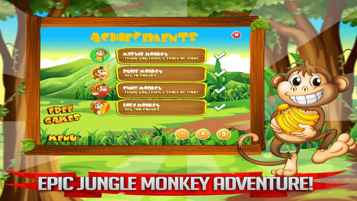 Zrzuty ekranu Monkey Thrill - Fun Kids Tap Game FREE!