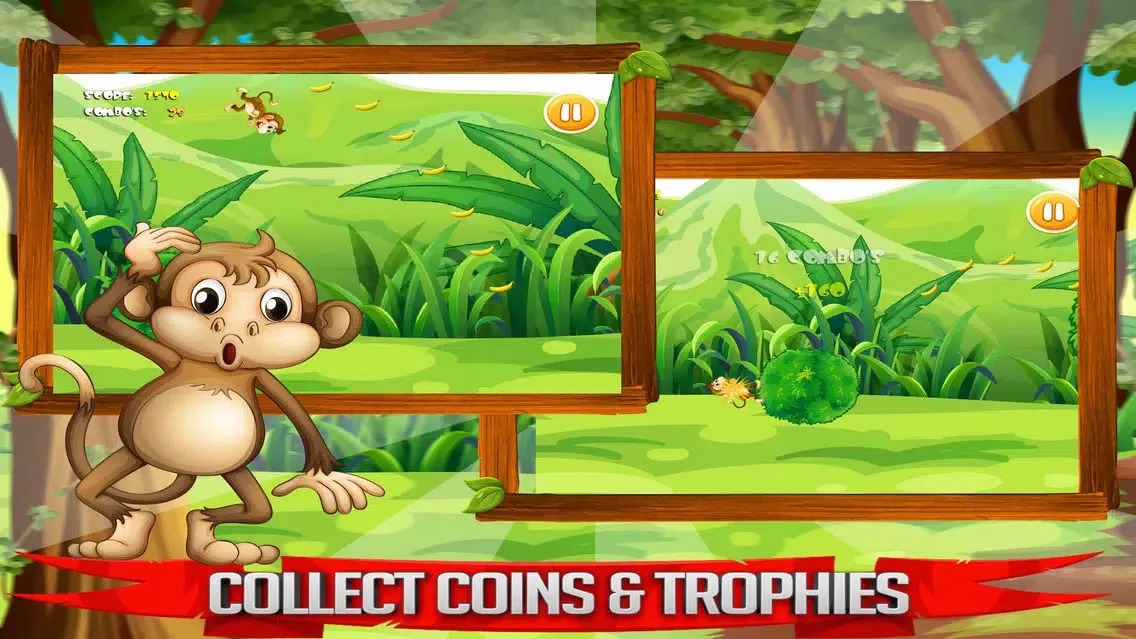 Zrzuty ekranu Monkey Thrill - Fun Kids Tap Game FREE!
