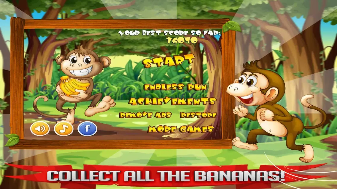 Zrzuty ekranu Monkey Thrill - Fun Kids Tap Game FREE!