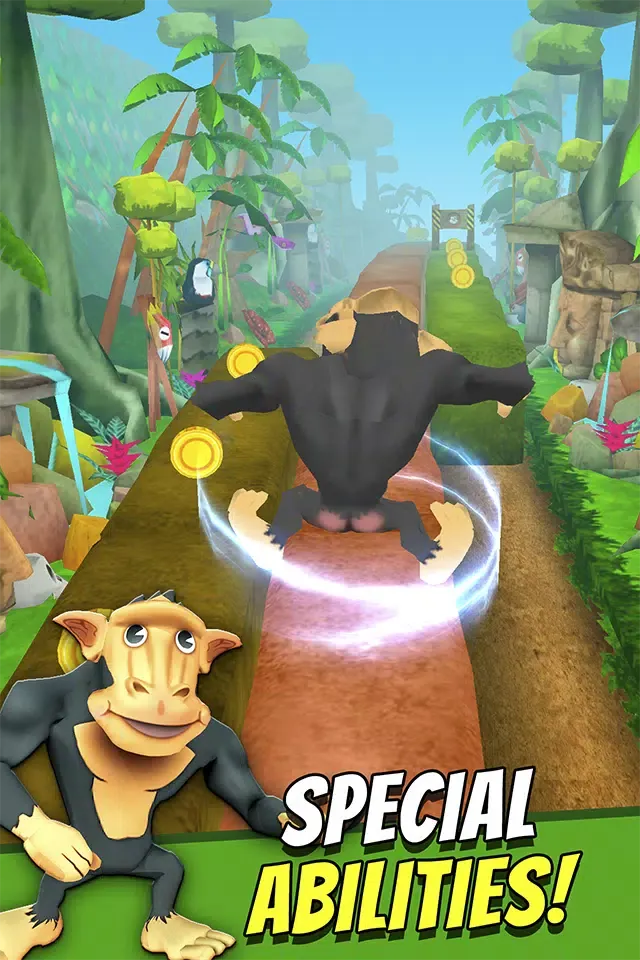 Cartoon Monkey Runner Screenshots