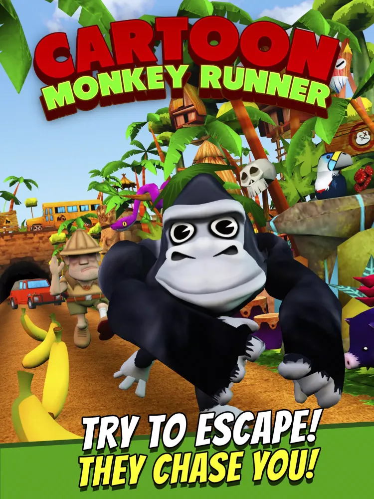 Cartoon Monkey Runner Screenshots