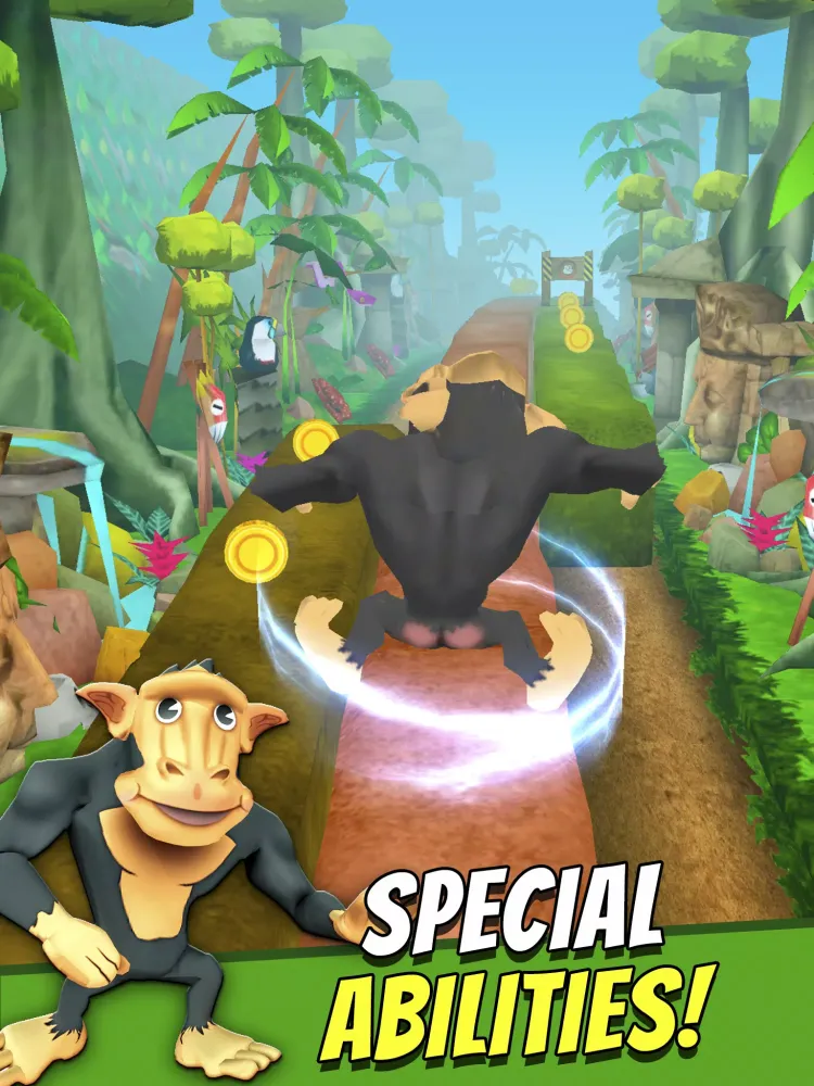 Cartoon Monkey Runner Screenshots