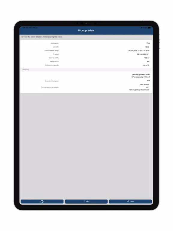 Lafarge RMX iPad Screenshots