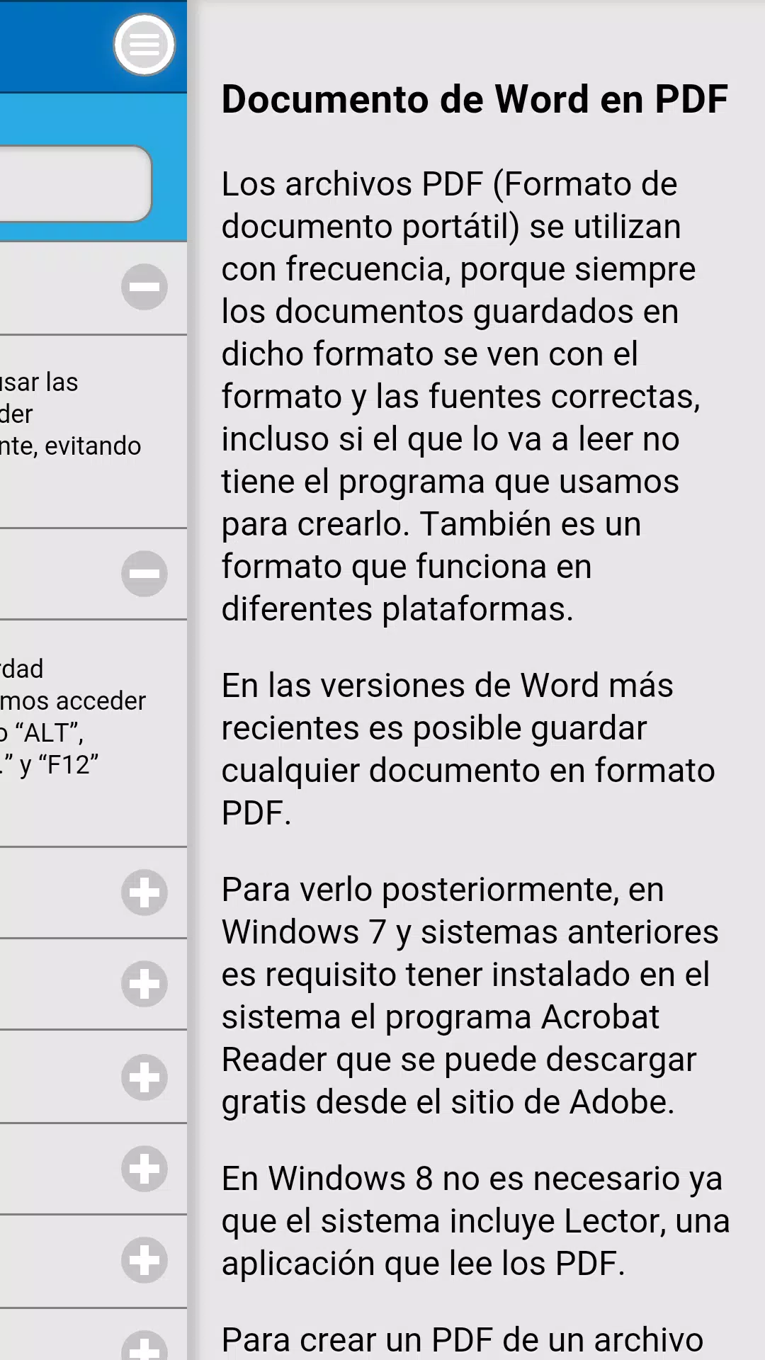 Trucos de Word atajos de Teclado Screenshots