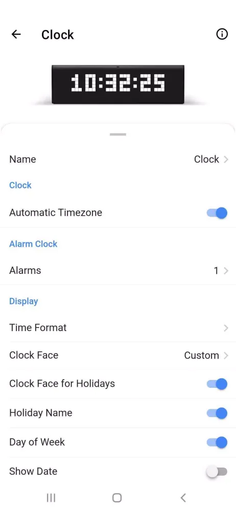 LaMetric Screenshots