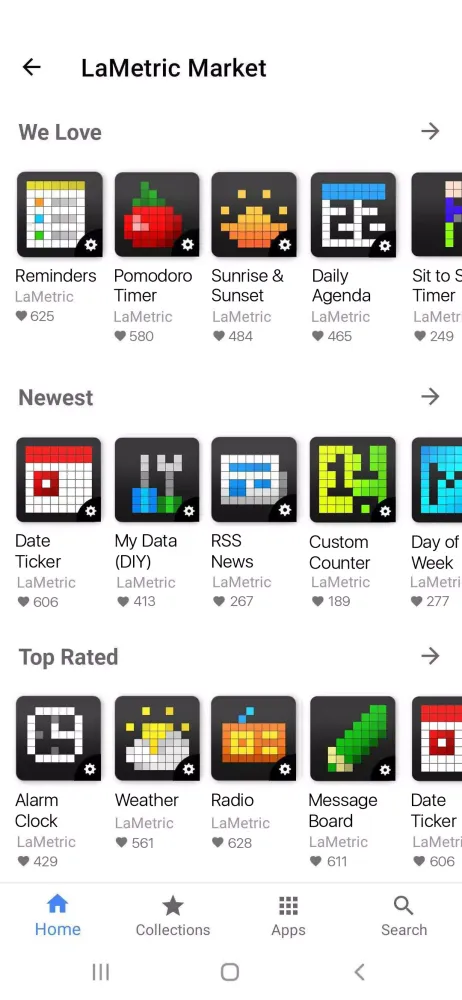 LaMetric Screenshots