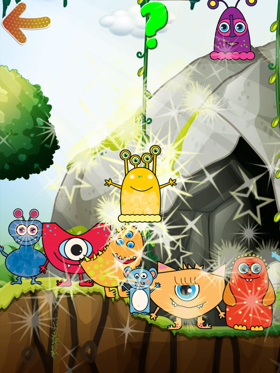 Tangkapan skrin Toddler Monster Pop iPad 