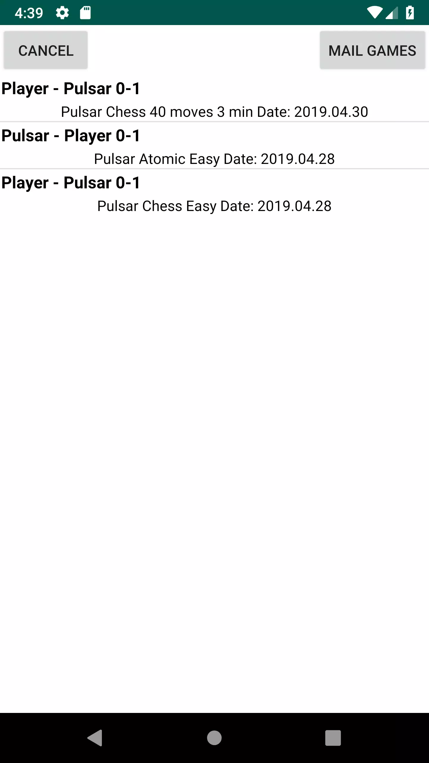 Pulsar Chess Engine Screenshots
