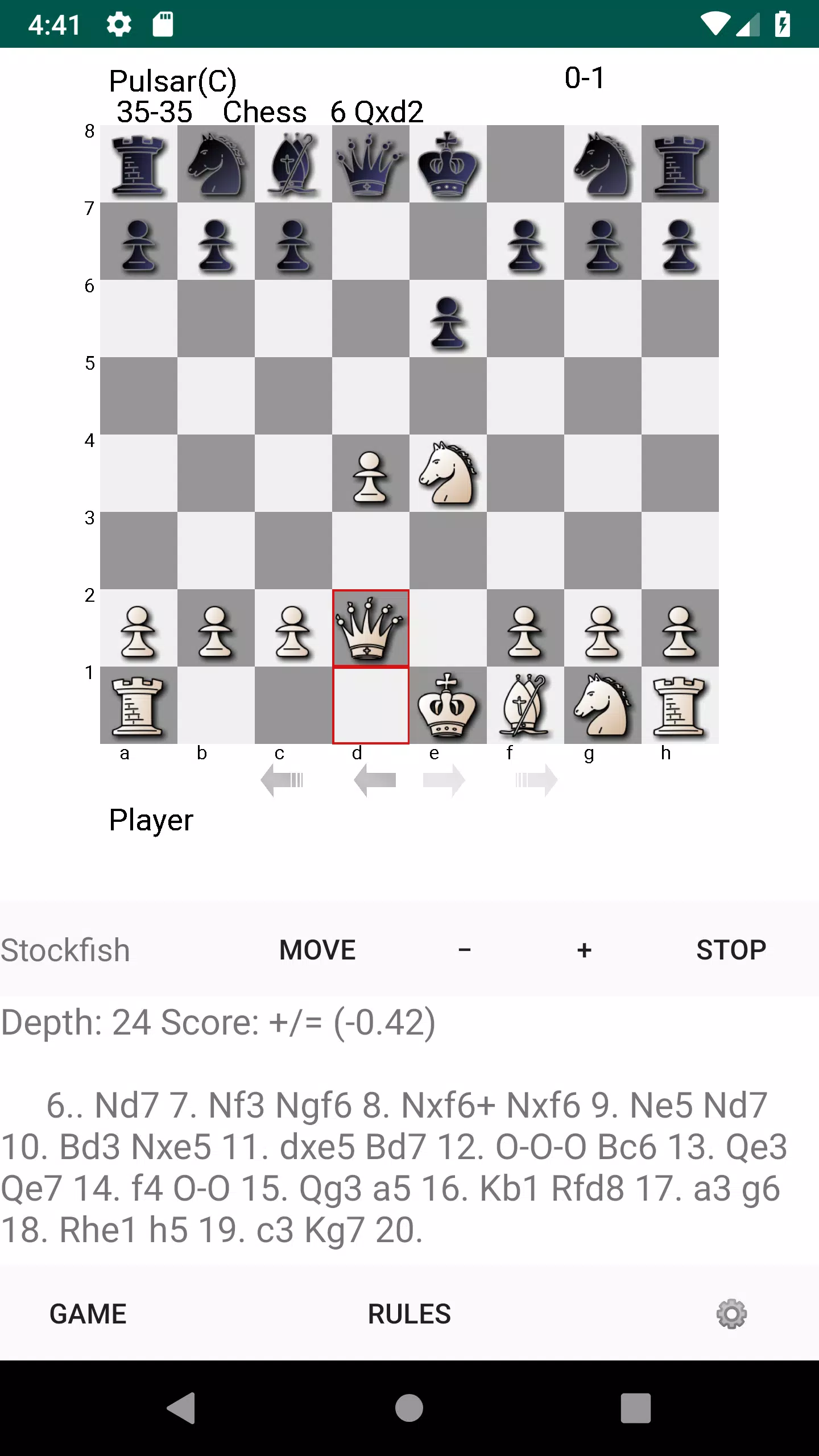 Pulsar Chess Engine Screenshots