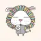 Lion Rabbit Animated Stickers