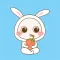Lovely Bunny Animated Stickers