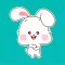 Sweety Bunny Animated Stickers