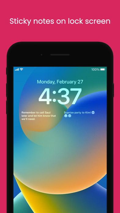 LockNotes: Note on Lock Screen Screenshots