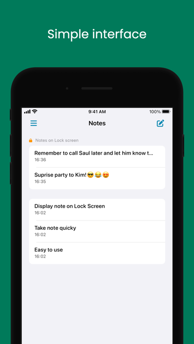 LockNotes: Note on Lock Screen Screenshots