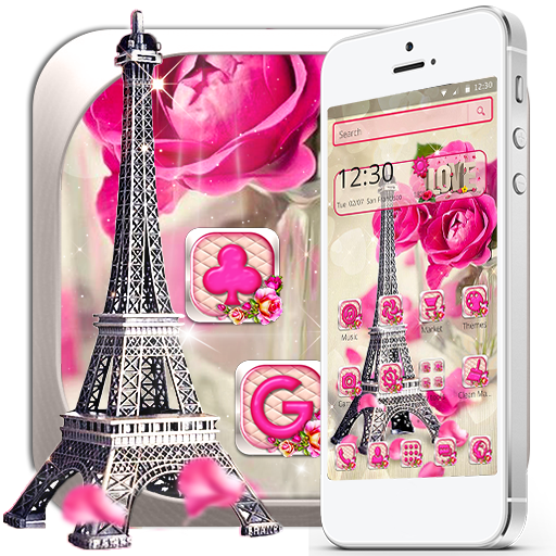Love Rose & Eiffel Tower Theme