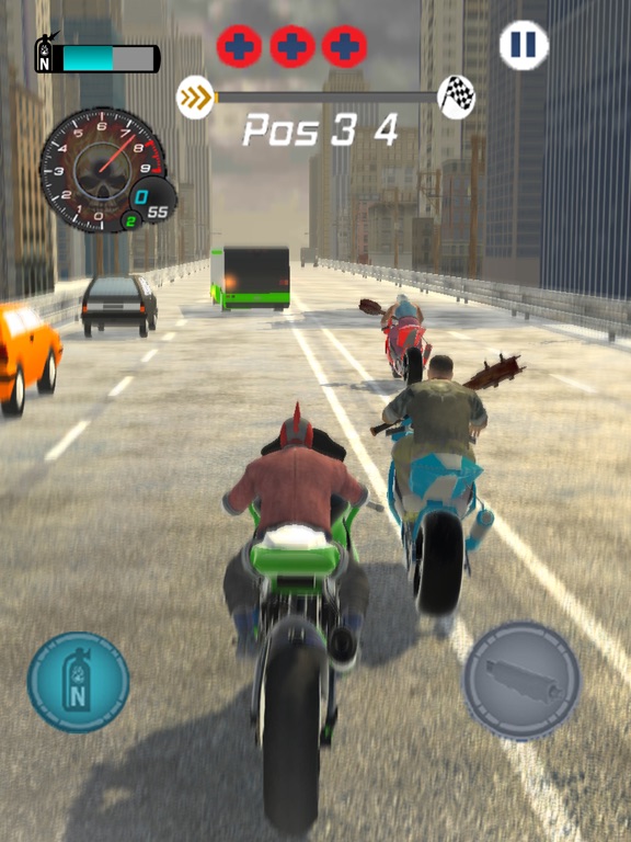 Скриншоты Moto Survival Racing 2019 iPad 