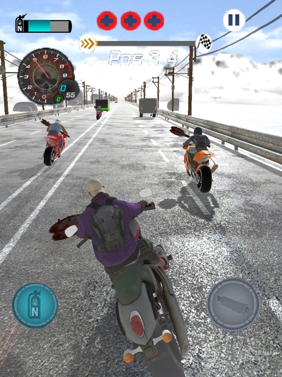 Скриншоты Moto Survival Racing 2019 iPad 