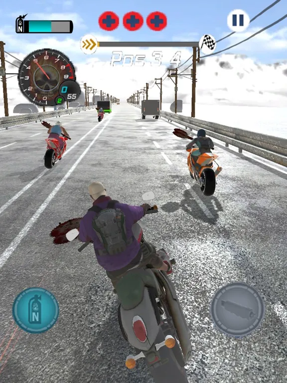 Moto Survival Racing 2019 iPad  Screenshots